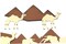 Camel & Pyramid Foam Shapes Set – 60 Pieces Egypt Theme Craft Kit for Passover Classroom Decorations, Exodus Learning & Bulletin Boards